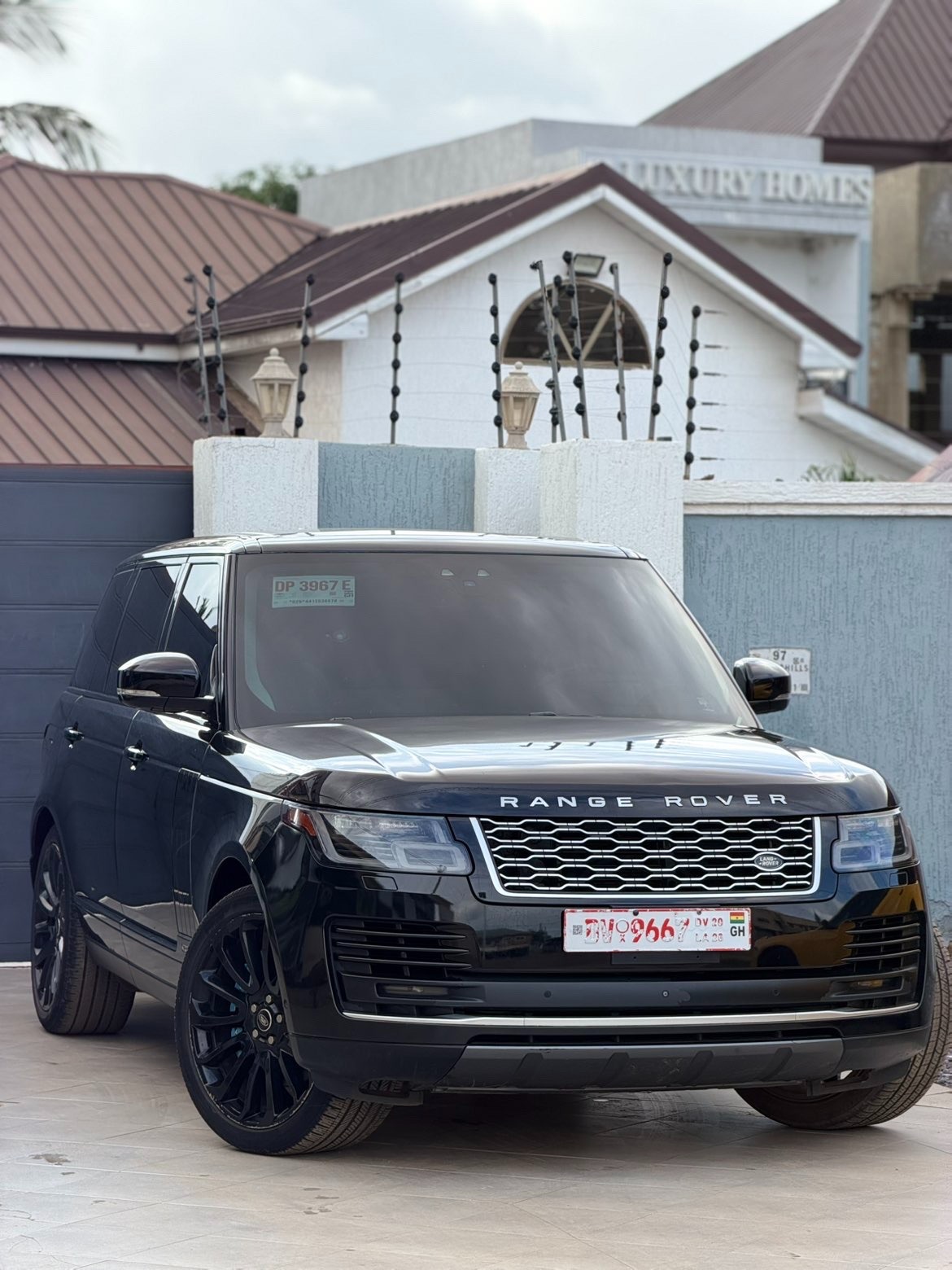 Luxury car showroom